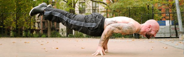Planche posture calisthenics, bodyweight training, strength training.