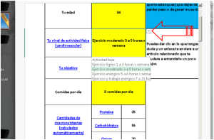 Imagen de tutorial para calculadora nutricional, buena nutricion, ejercicio fisico, bajar de peso, nutricion balanceada.