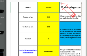 Imagen de tutorial para calculadora nutricional, buena nutricion, ejercicio fisico, bajar de peso, nutricion balanceada.