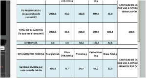 Imagen de tutorial para calculadora nutricional, buena nutricion, ejercicio fisico, bajar de peso, nutricion balanceada.