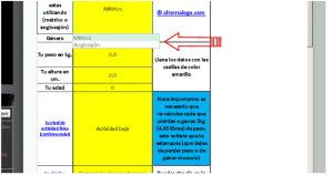 Imagen de tutorial para calculadora nutricional, buena nutricion, ejercicio fisico, bajar de peso, nutricion balanceada.
