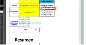 Imagen de tutorial para calculadora nutricional, buena nutricion, ejercicio fisico, bajar de peso, nutricion balanceada.
