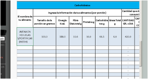 Imagen de tutorial para calculadora nutricional, buena nutricion, ejercicio fisico, bajar de peso, nutricion balanceada.
